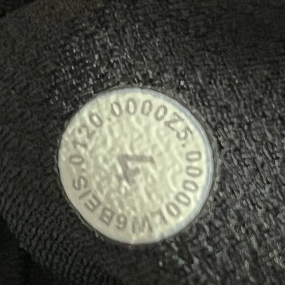 EUC Lululemon 4 Heathered Gray‎ Black Pace Rival Mid-Rise Crop Pockets - Picture 15 of 15